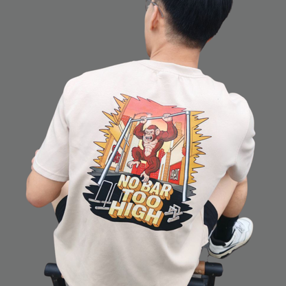 "No Bar Too High" Oversized Tee