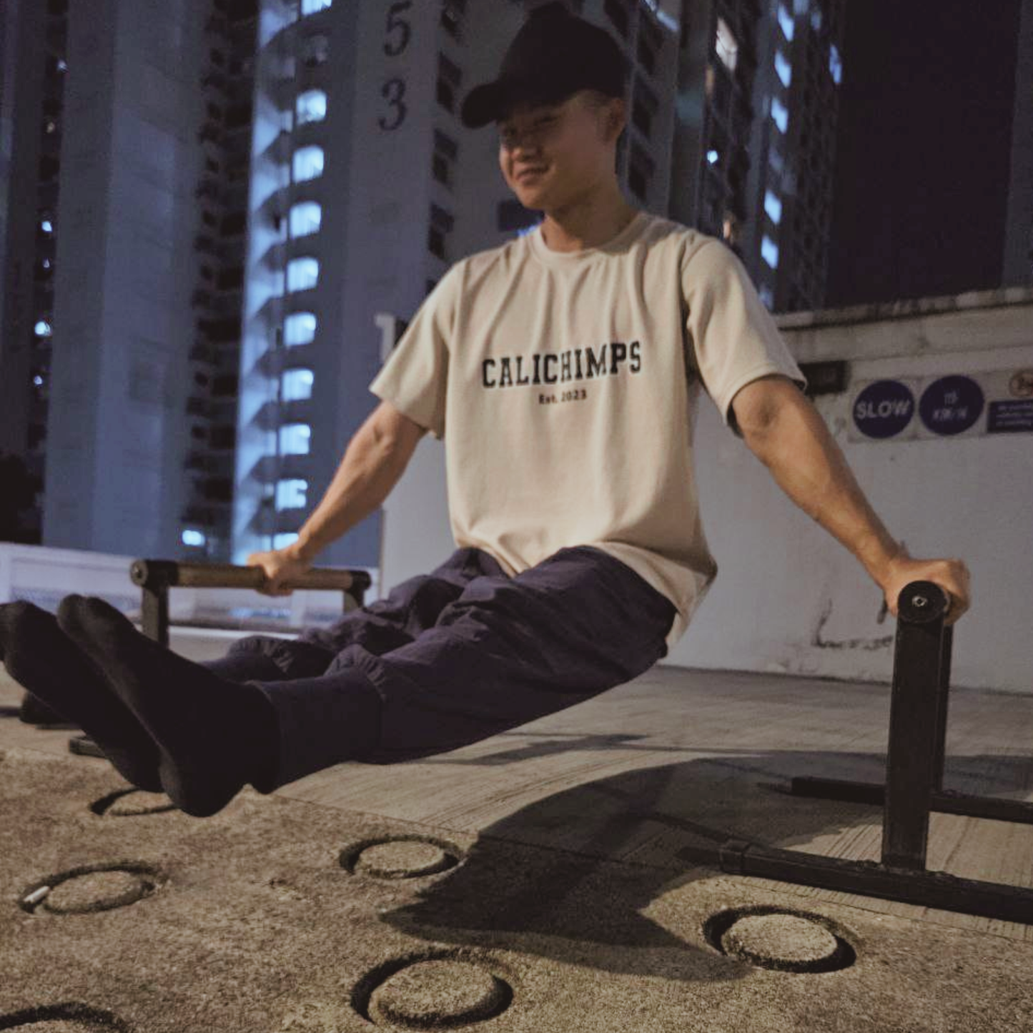 "No Bar Too High" Oversized Tee