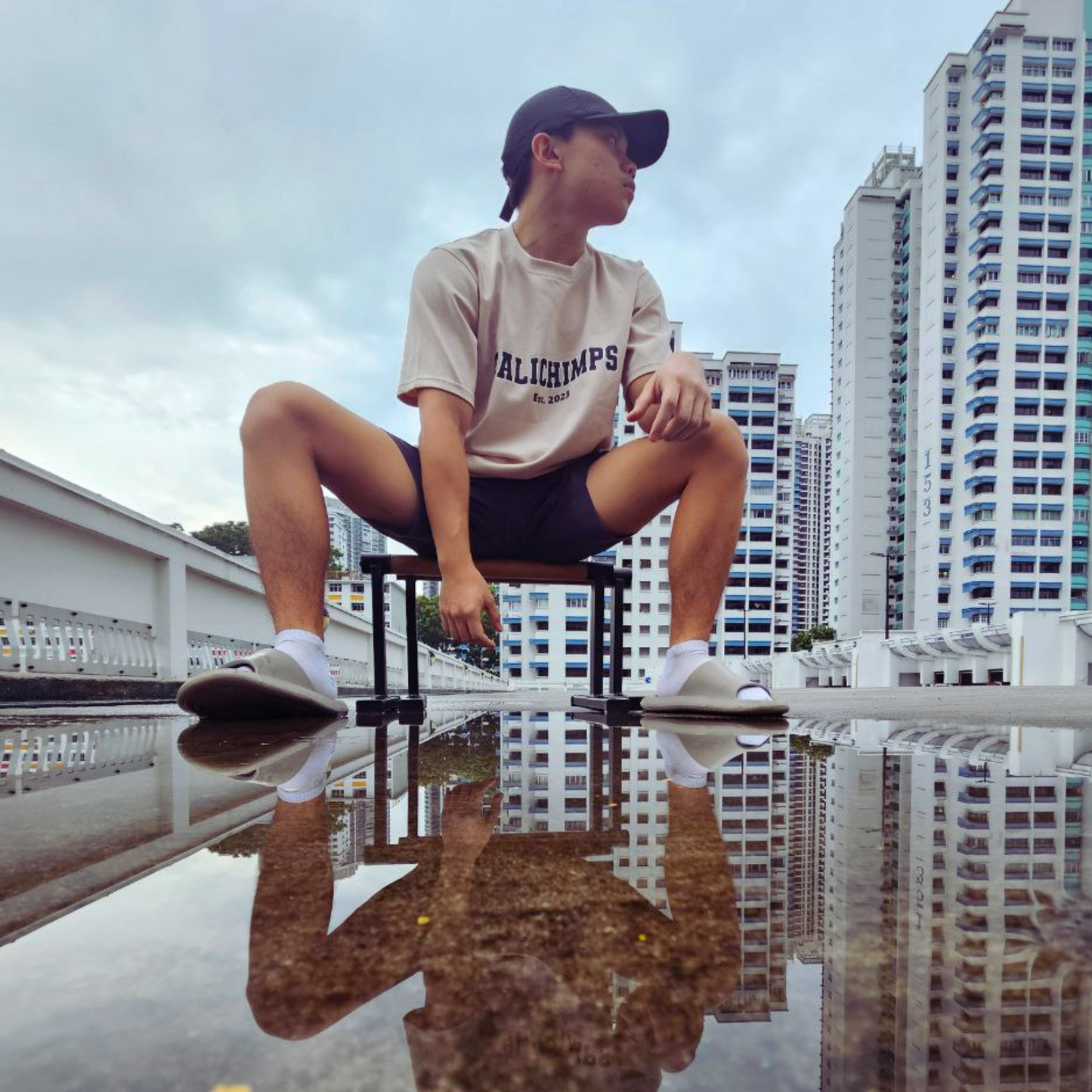 "No Bar Too High" Oversized Tee